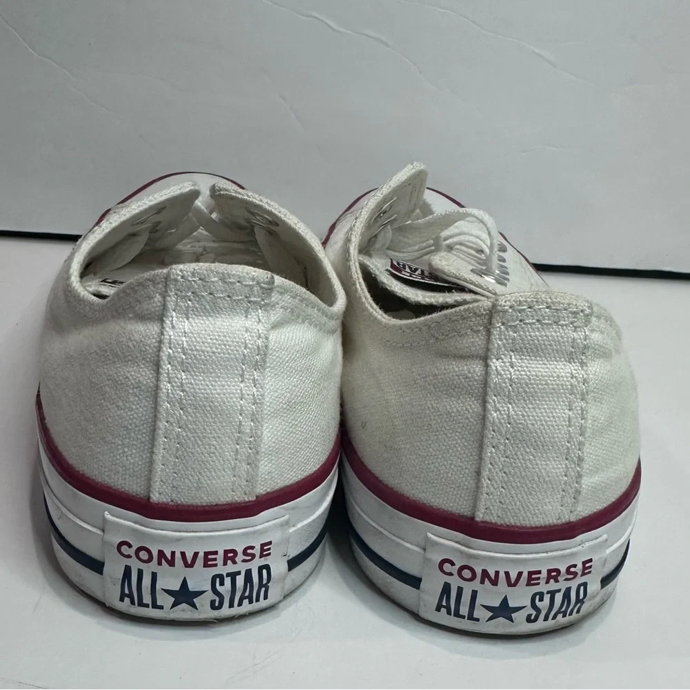 Women’s White Converse Chuck Taylor All Star Sneakers Sz.7 - Picture 3 of 7